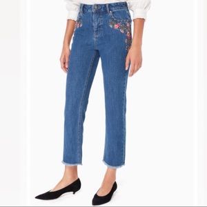 NWT KATE SPADE Broome Street Ditsy Floral Denim 29